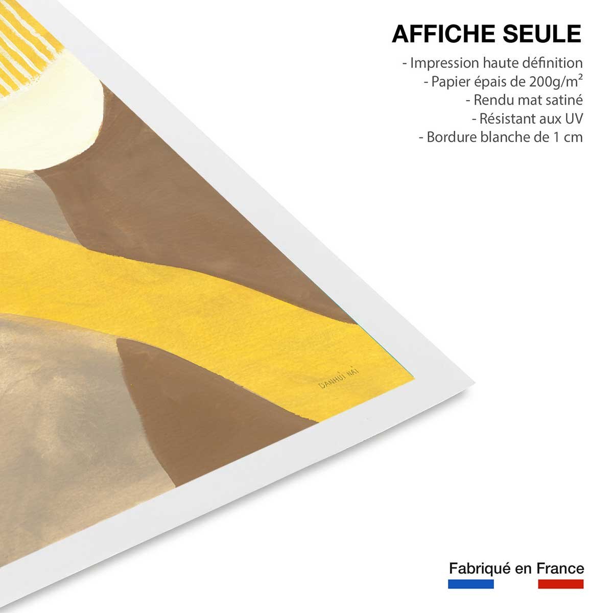 Affiche deco Terres du sud affiche seule, HEXOA