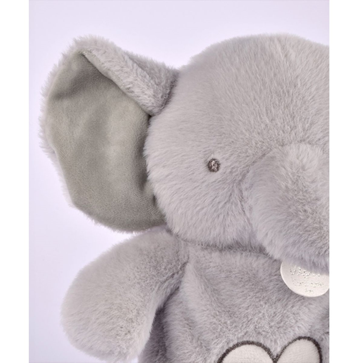 Peluche respirante RESPI'REVES eléphant gris, DOUDOU ET COMPAGNIE