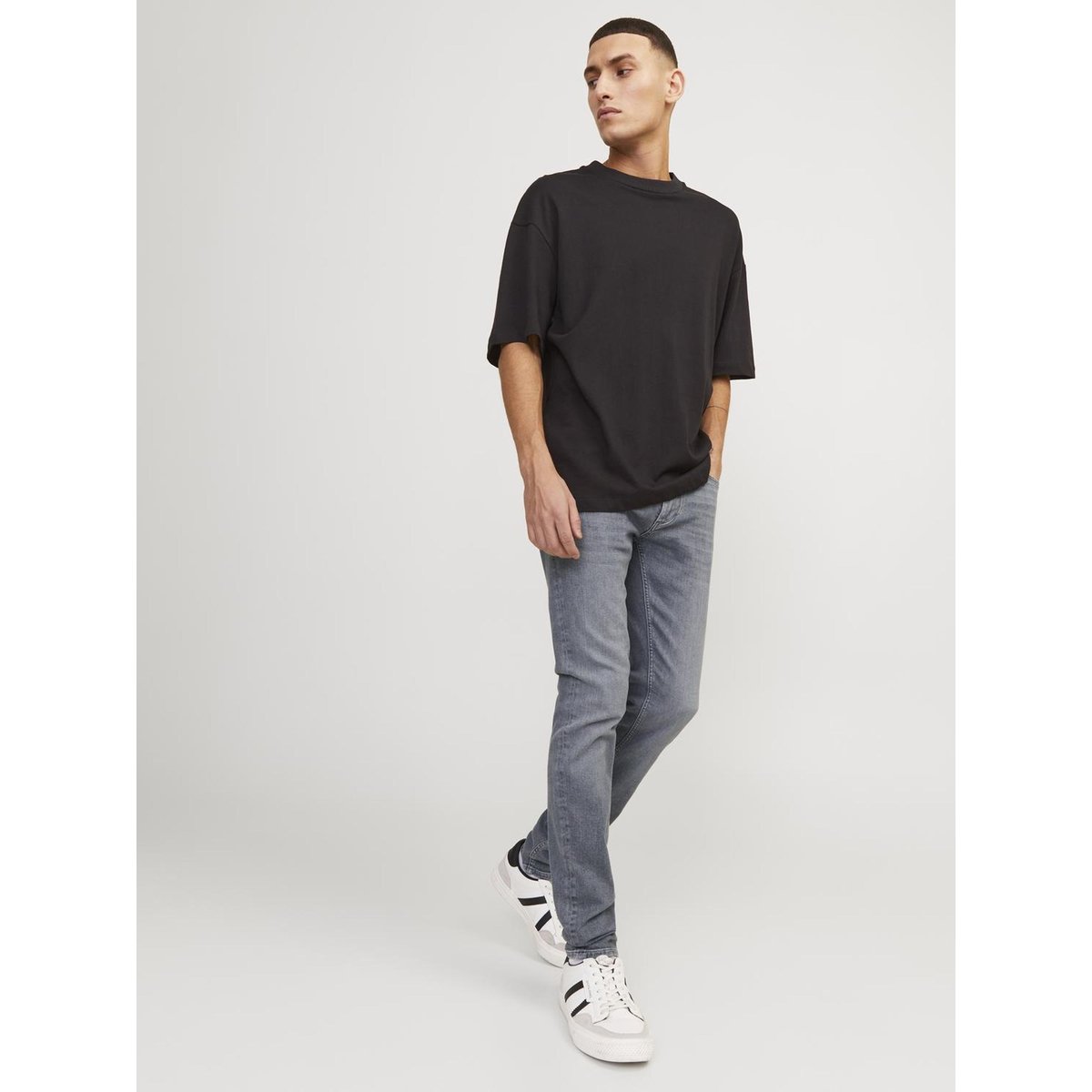 Jean Skinny grey denim, JACK & JONES