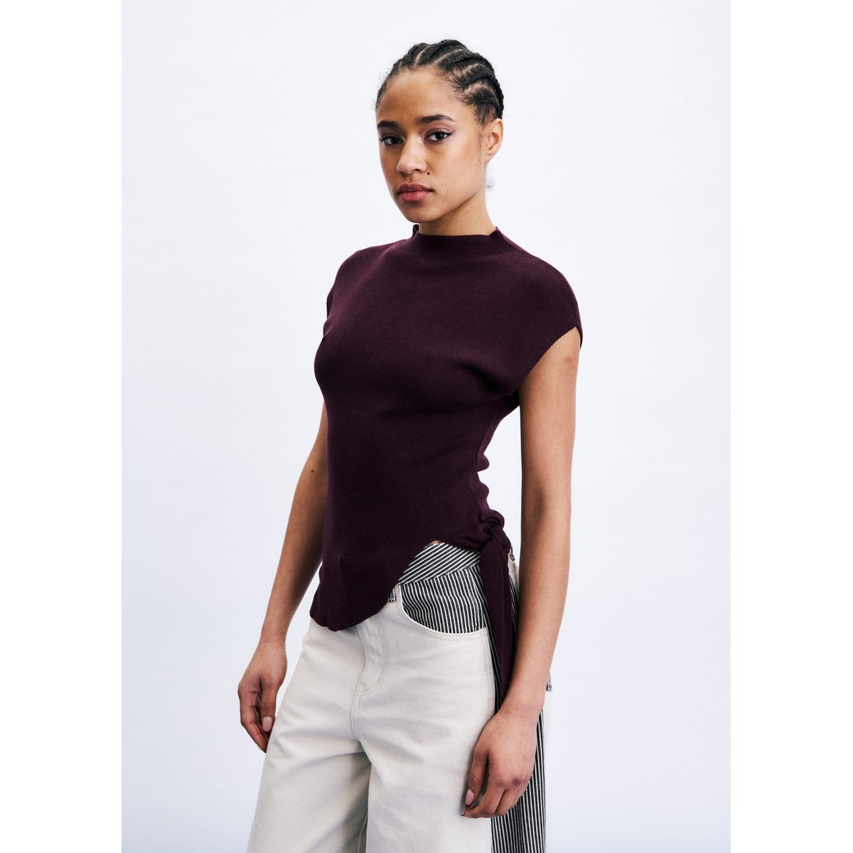 Top Hotaka en coton HOTAKA figue, FRNCH