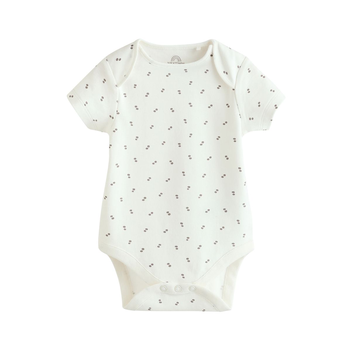 Body manches courtes bébé, lot de 5 zèbre gris, NEXT