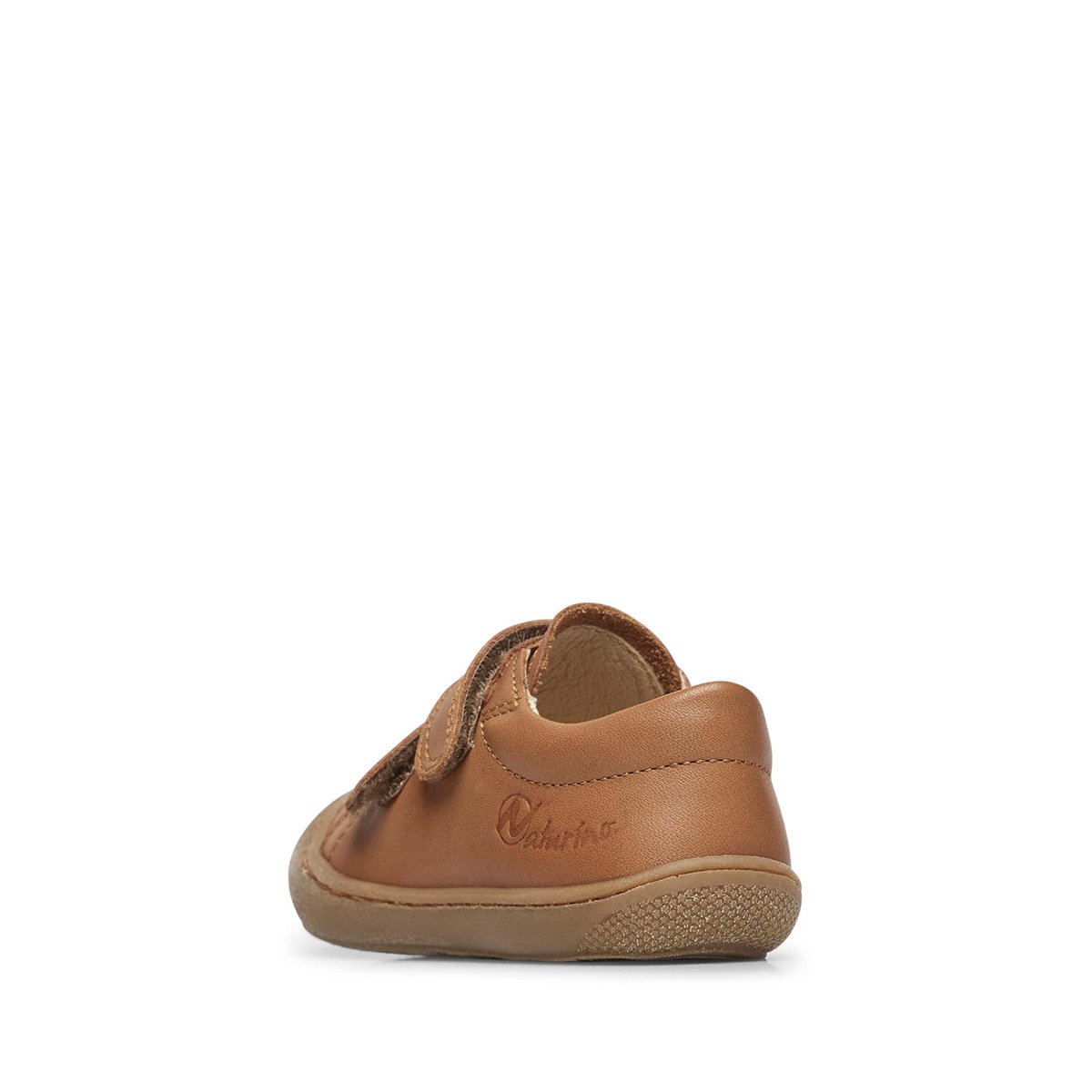 Chaussures premiers pas en cuir COCOON LOW VL cognac, NATURINO