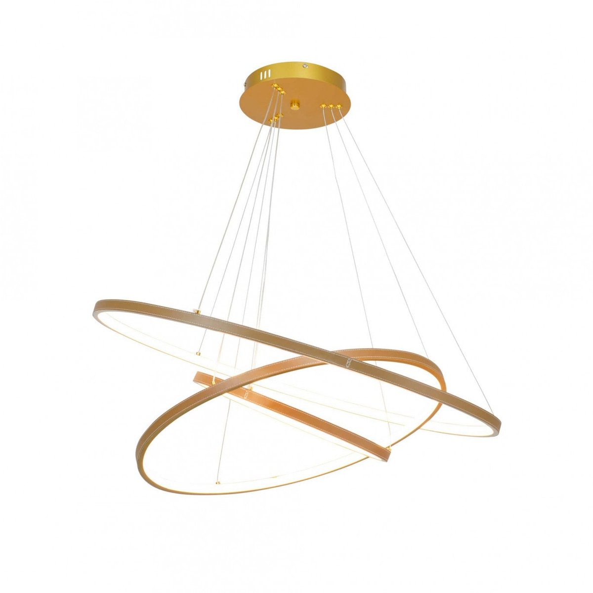 Suspension aspect cuir, APOLLON marron, C-CREATION
