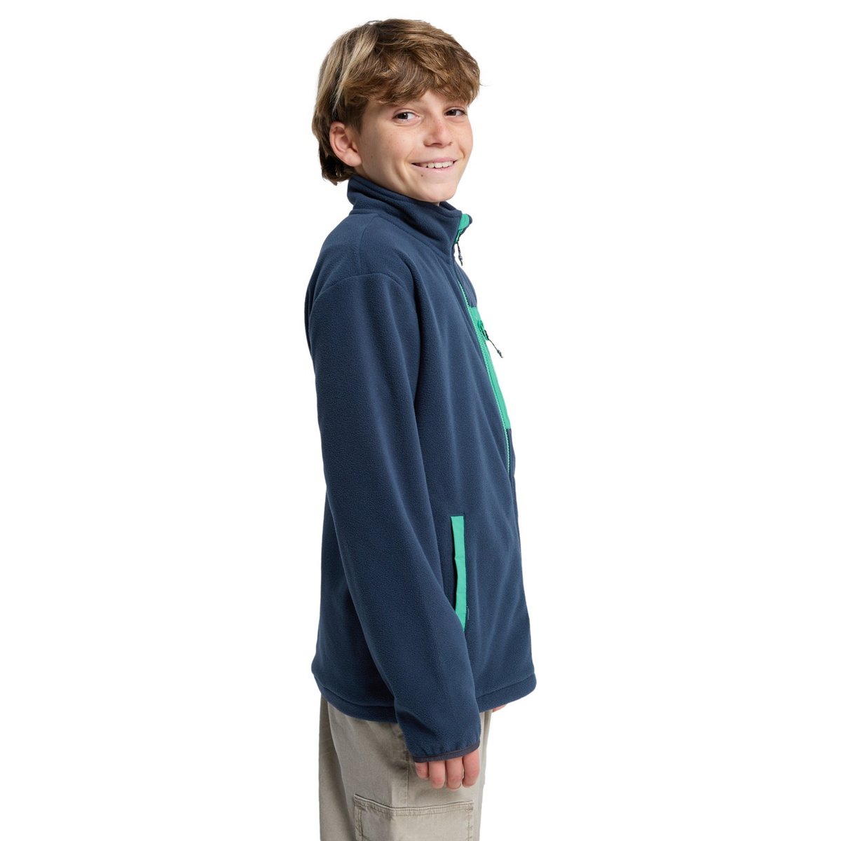Polaire zippée ICE FIELD bleu dark navy, QUIKSILVER