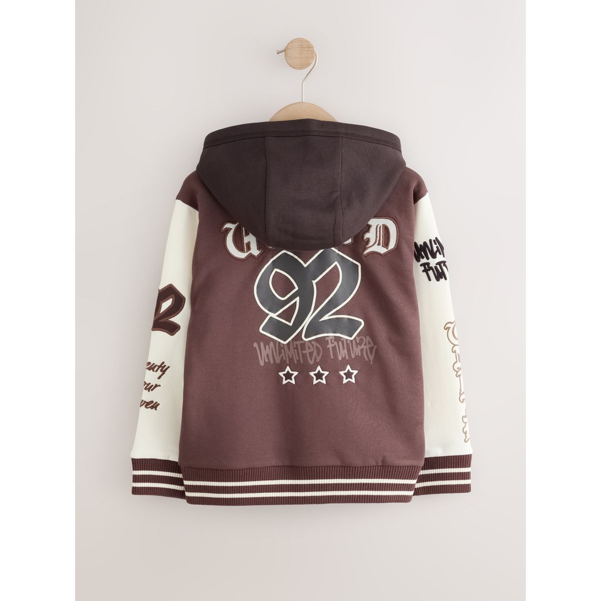 Blouson aviateur à motif marron, NEXT