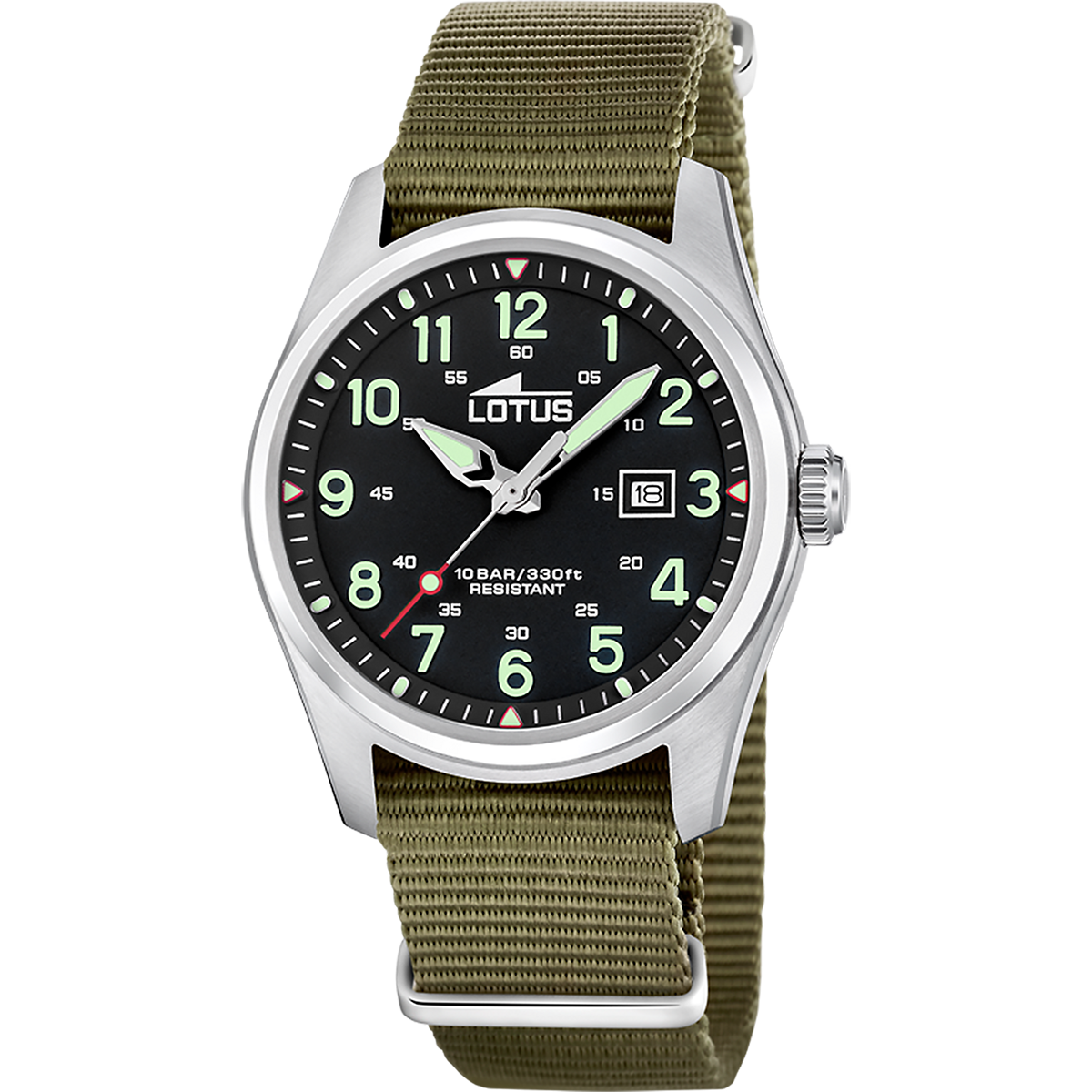 Montre Analogique  MINIMALIST FOR HIM argenté noir kaki, LOTUS