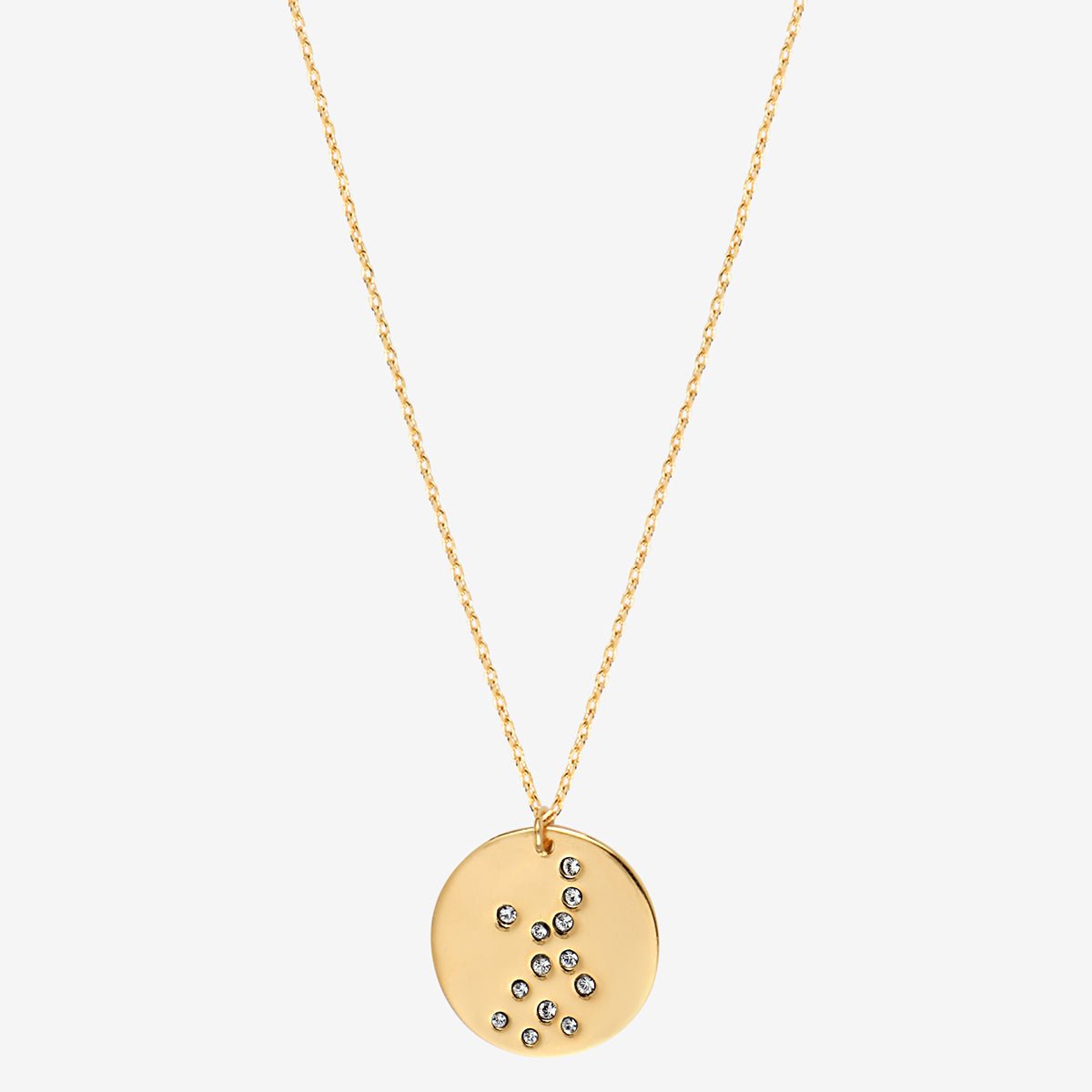 Collier doré vierge - galaxie - Vierge cristal blanc, CAROLINE NAJMAN