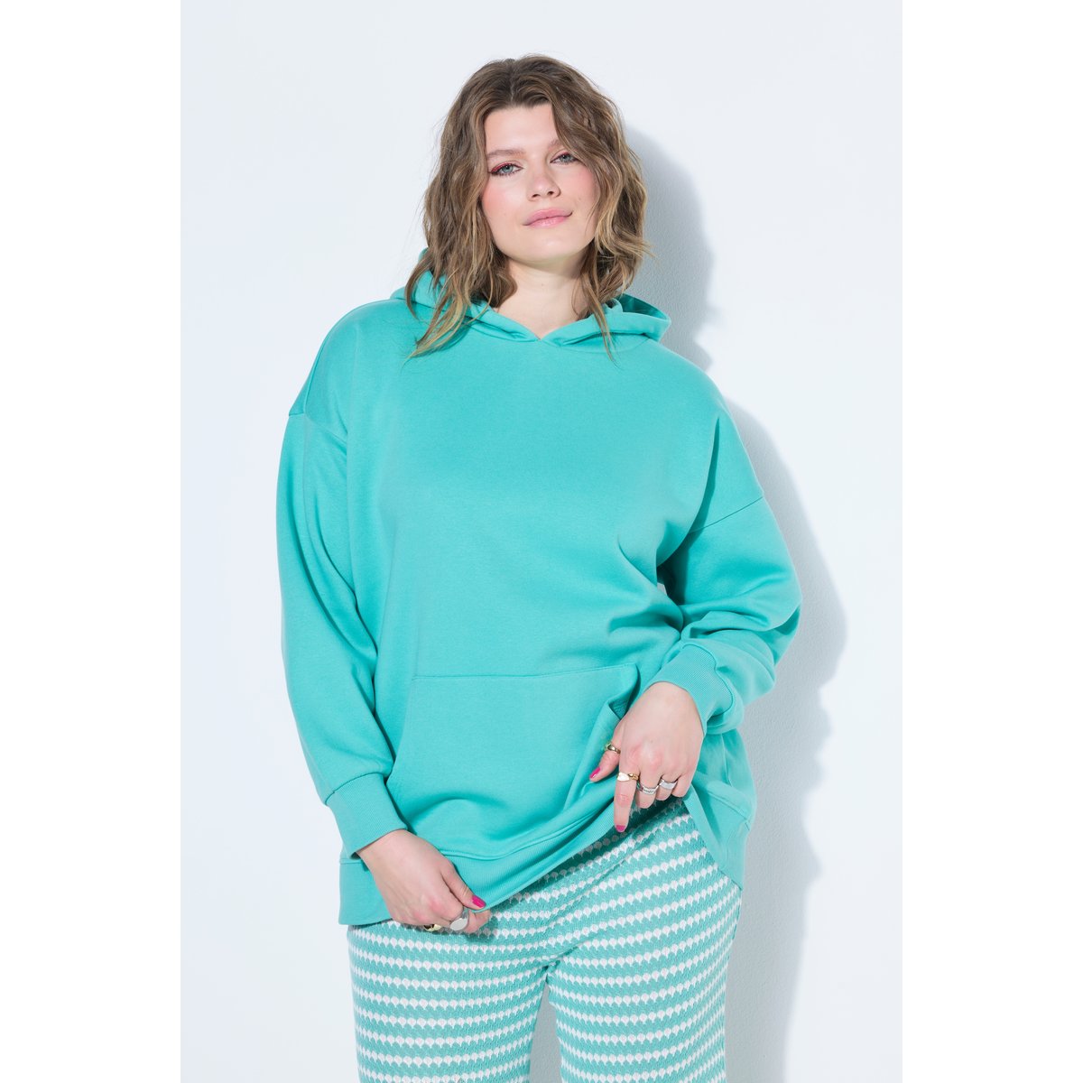 Sweat à capuche oversize menthe bleue, STUDIO UNTOLD