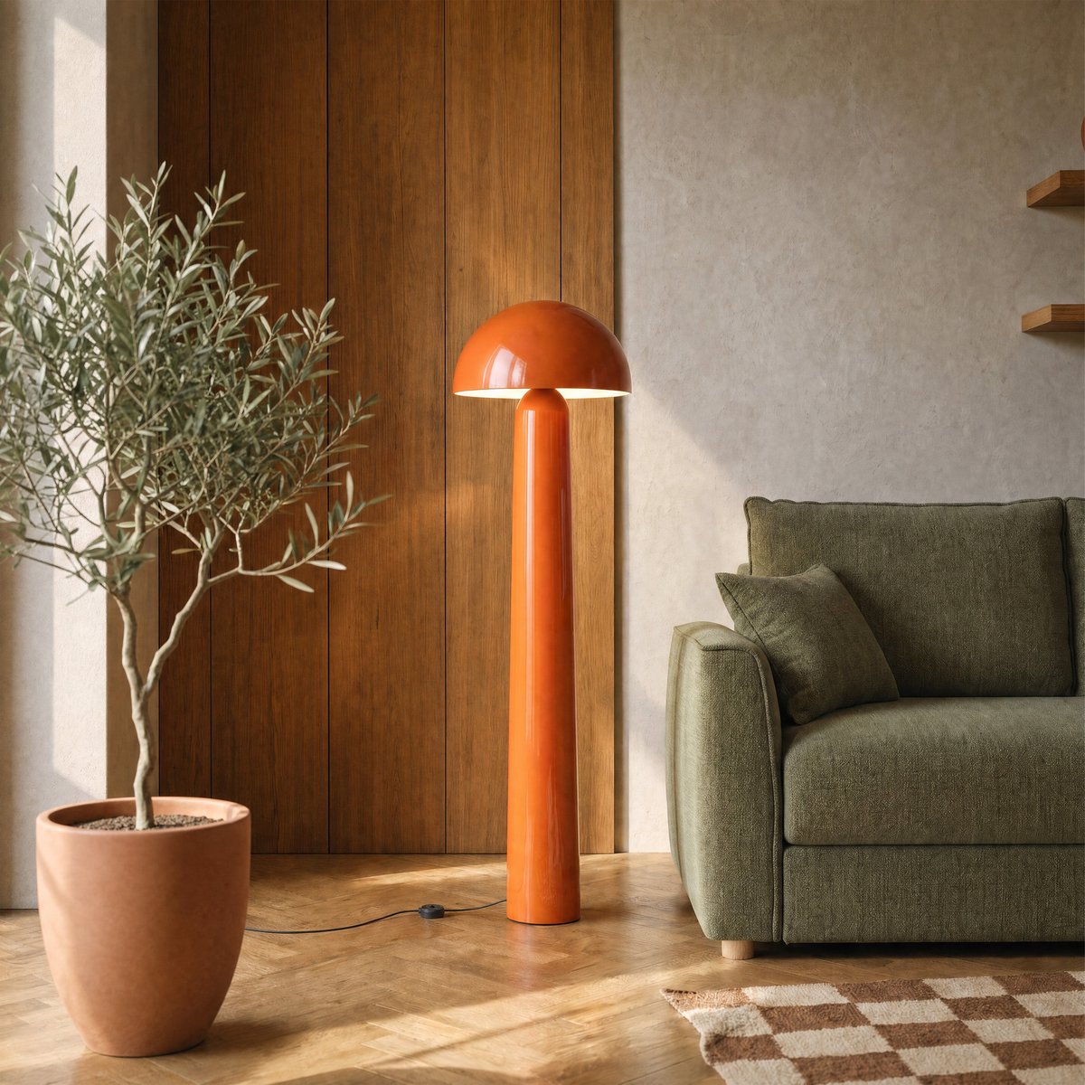 Lampdaire Clara - CLARA orange, MAISON PAVANE