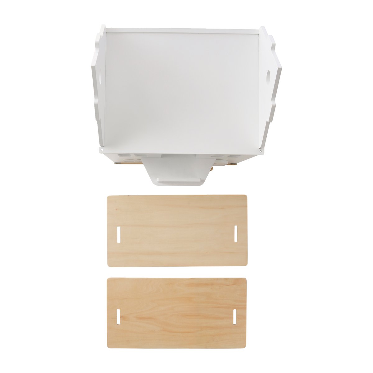 Maison romantique des amis des petits + mobilier en bois blanc, VERTBAUDET