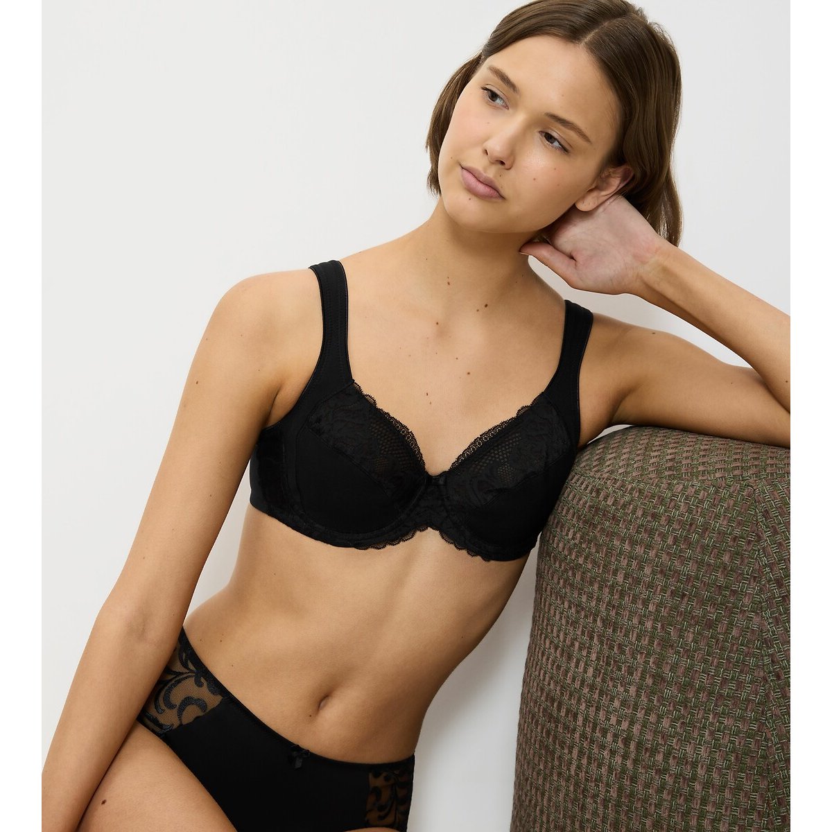 Soutien envolvente, Modern lace+Cotton preto , TRIUMPH