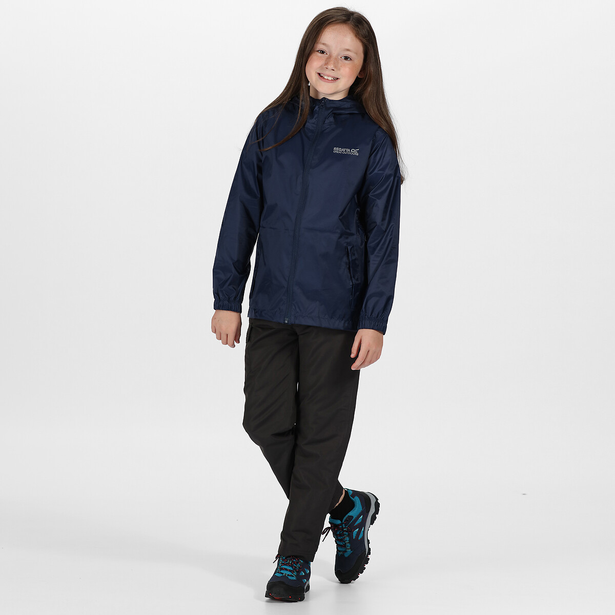 Imperméable marche KIDS’ PACK-IT JACKET III navy, REGATTA