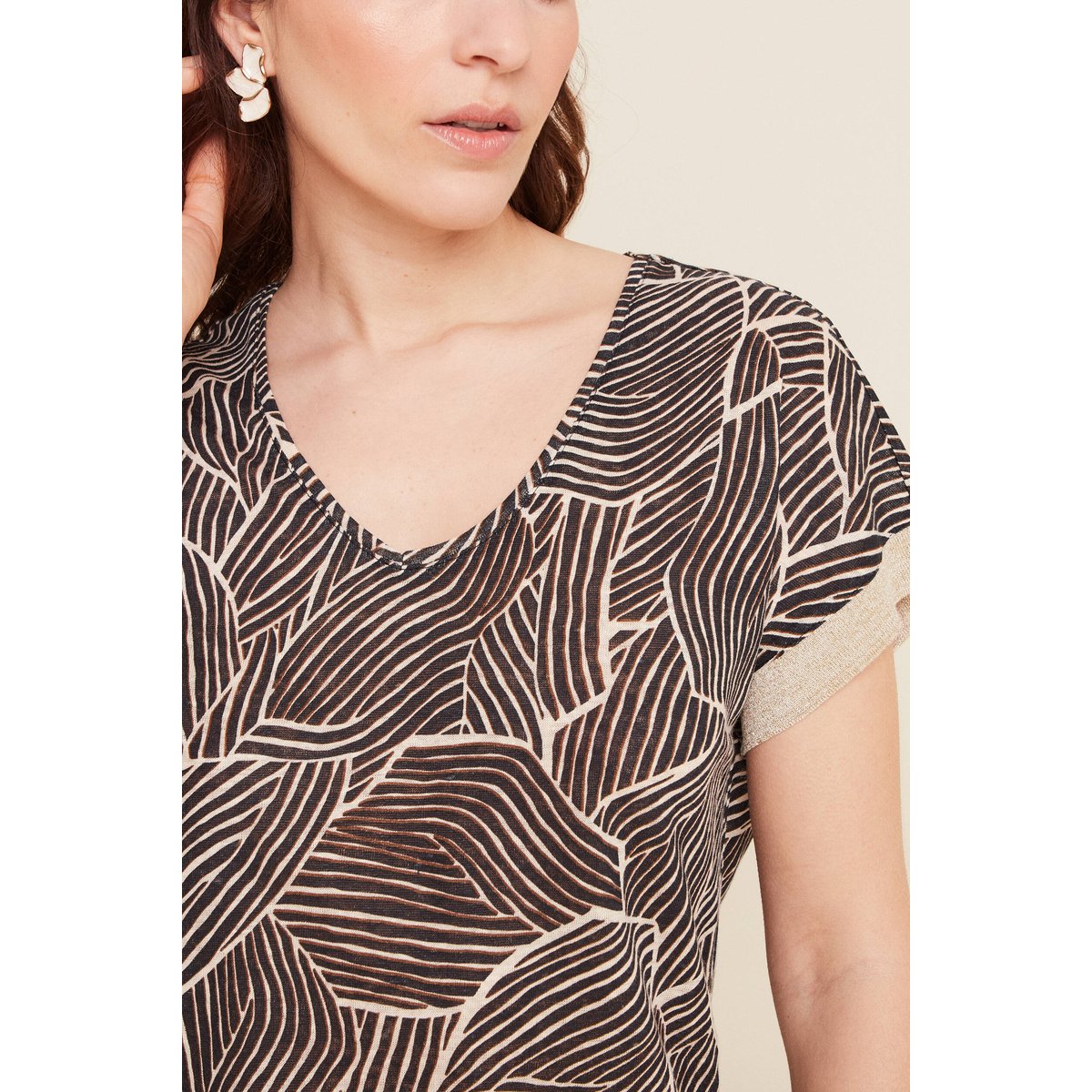 T-shirt manches courtes noir, BREAL