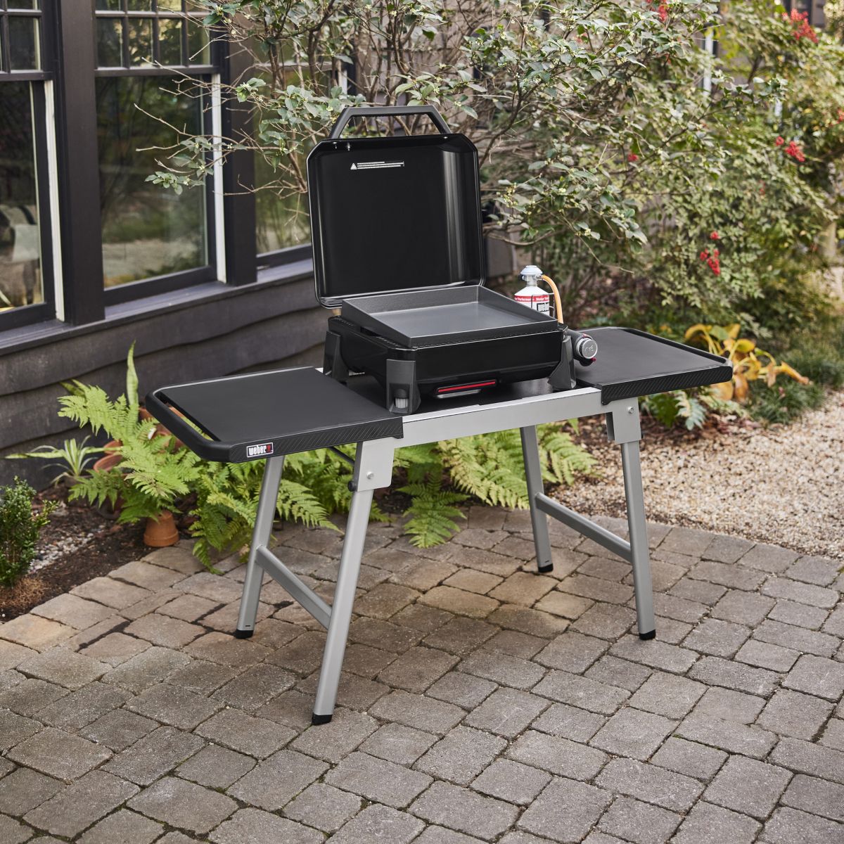 Plancha gaz SLATE GP à poser 43x41 cm noir, WEBER