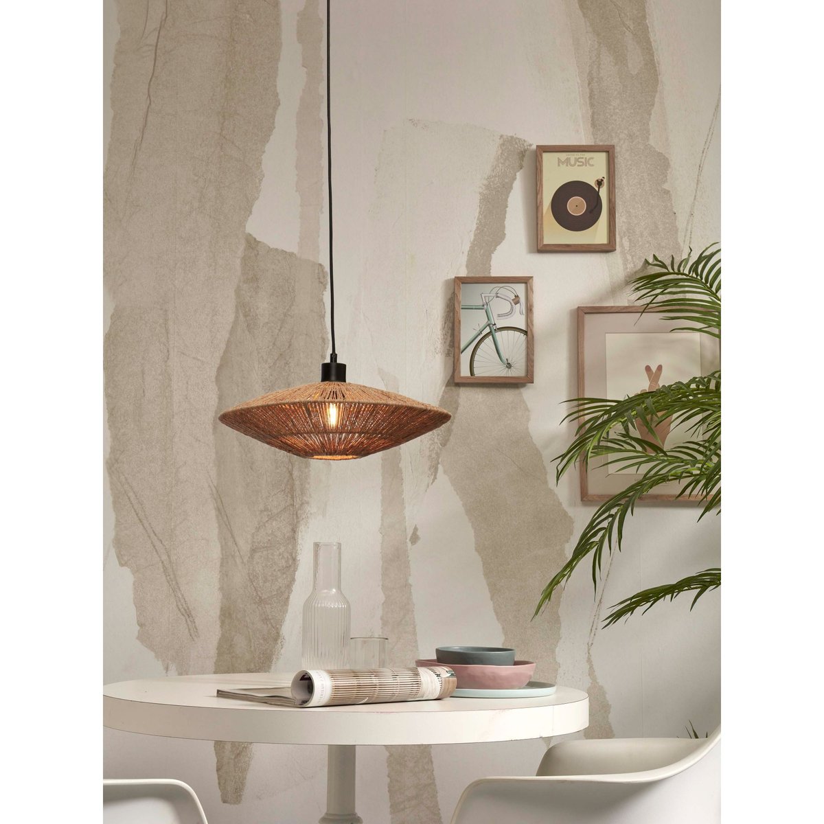 Suspension Jute IGUAZU marron, GOOD & MOJO