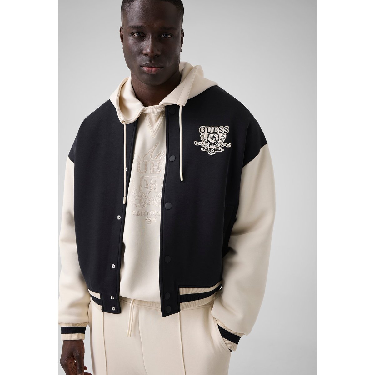 Veste Bomber Avec Logo noir, GUESS