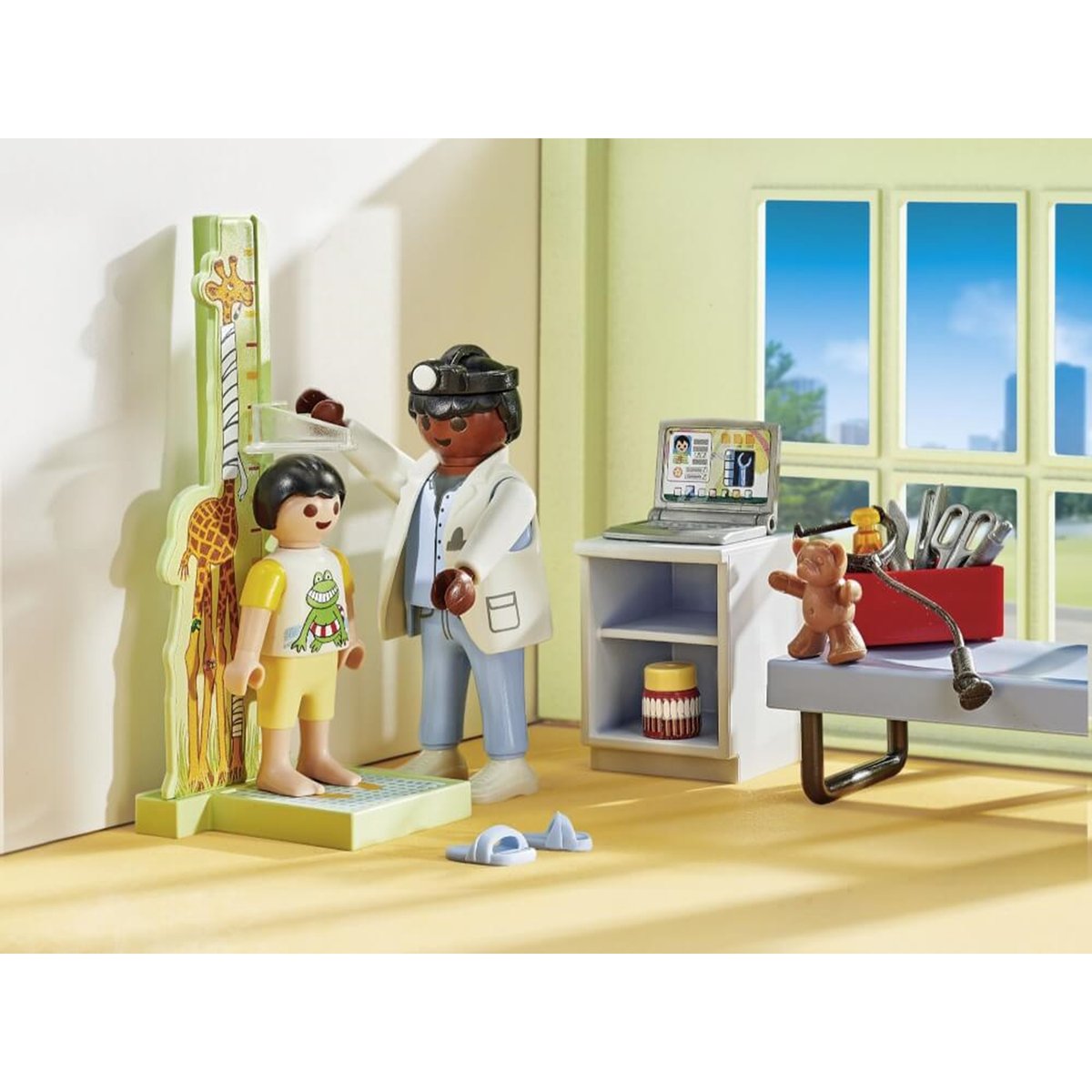 Set de 3 Playmobil set de 3 playmobil atelier de kinésithérapie + scanner médical, PLAYMOBIL