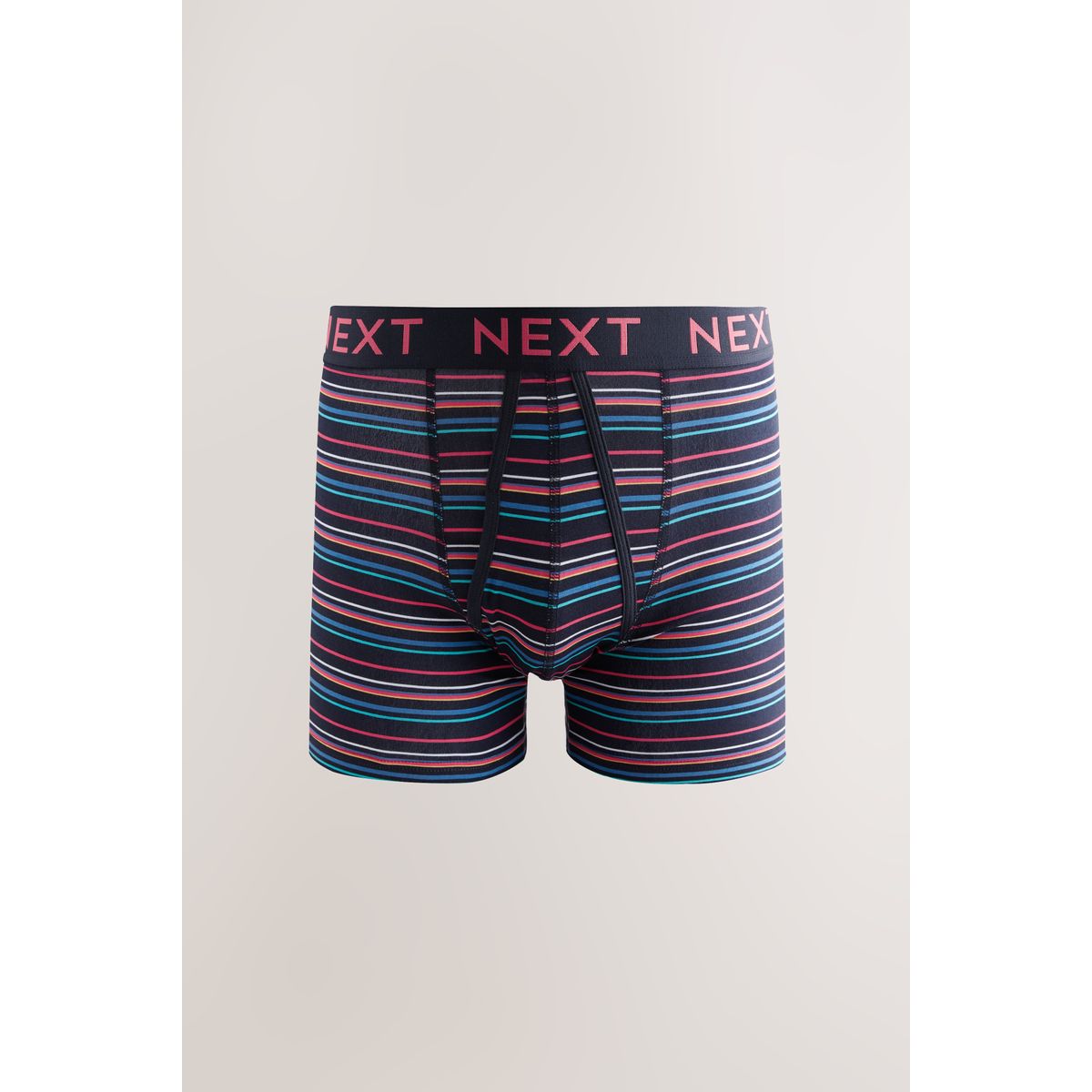 Boxers avec ouverture sur le devant rayures pop de couleur bleu marine, NEXT