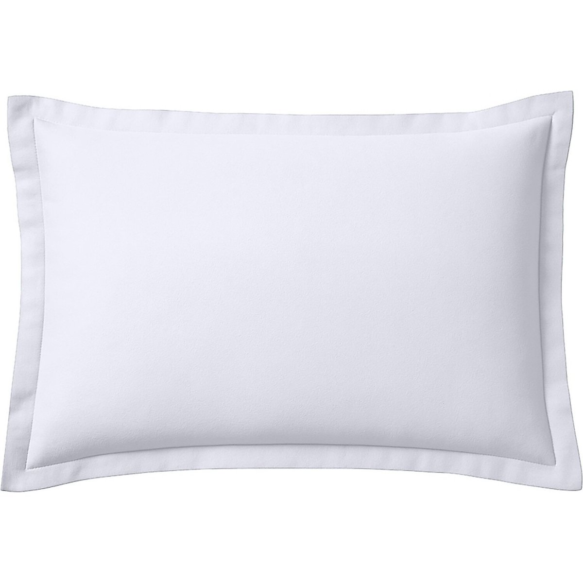 Taie d'oreiller en coton unie, OREA blanc, C DESIGN HOME TEXTILE