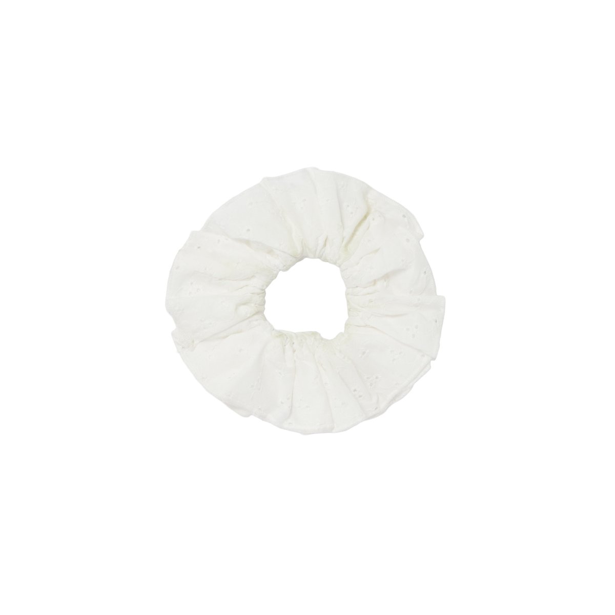 Chouchou broderie anglaise SUNLEMIZ blanc, UNDIZ