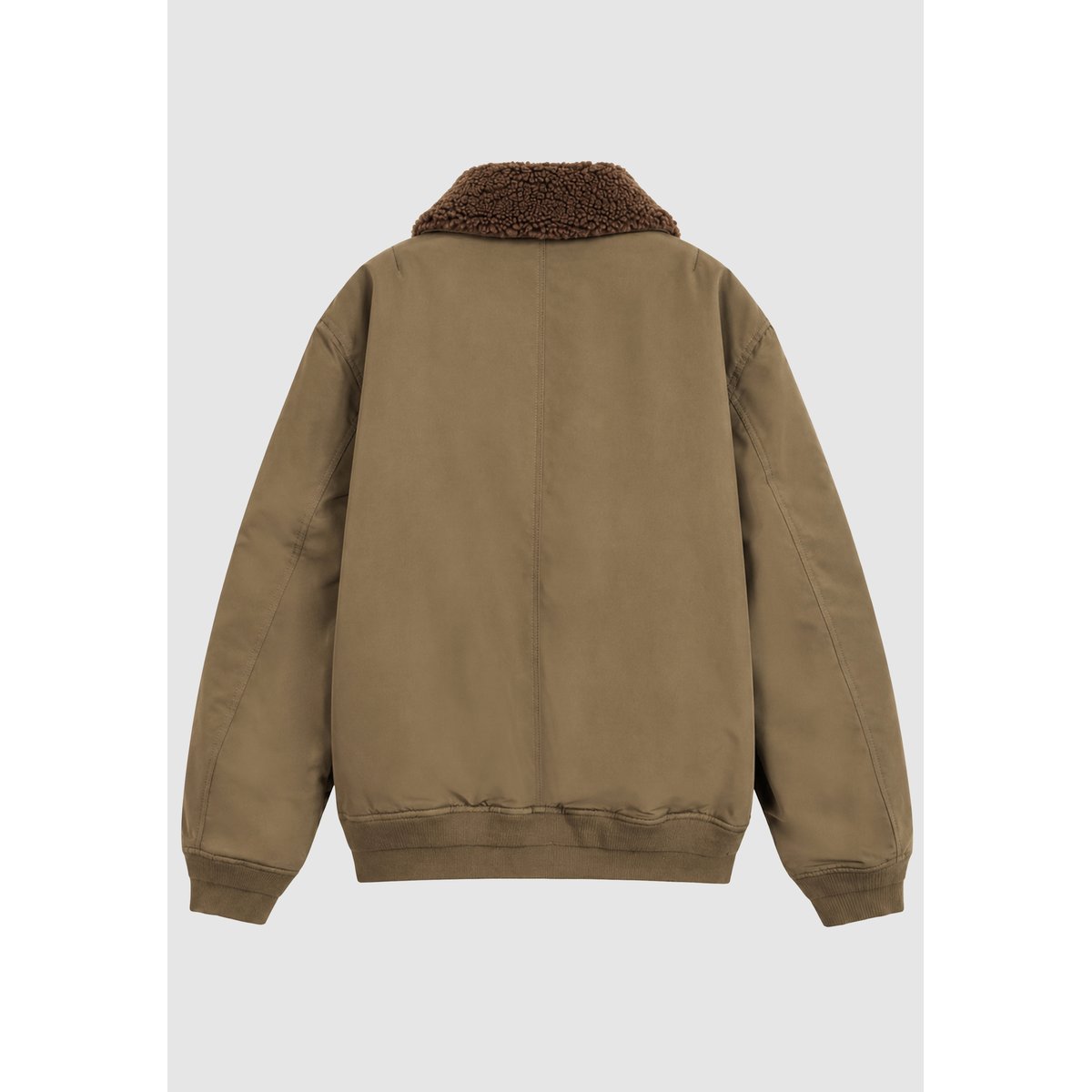 Blouson col fourré amovible vert kaki, IKKS