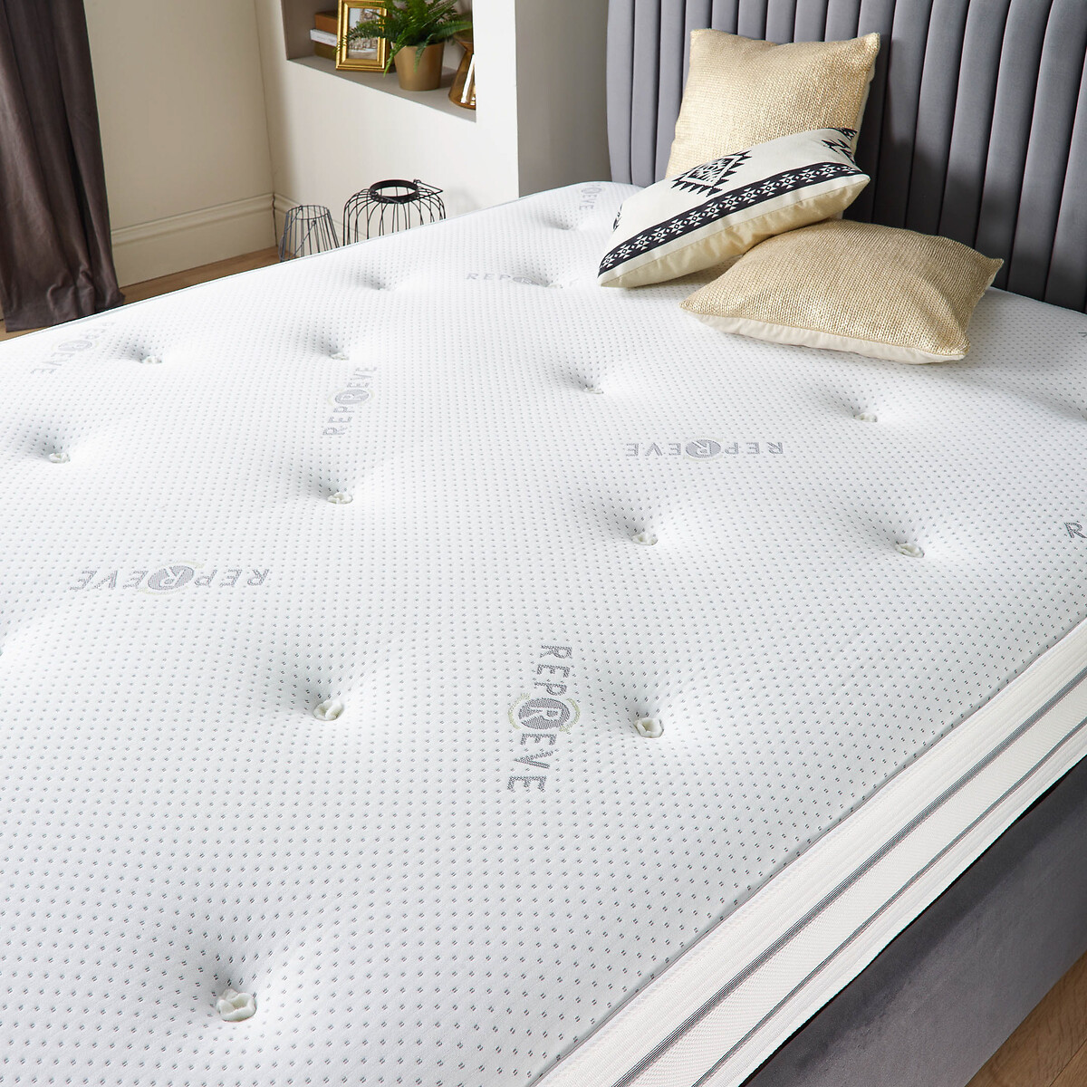 Eco Reprieve Dual Sided Pocket+ Mattress white, ASPIRE