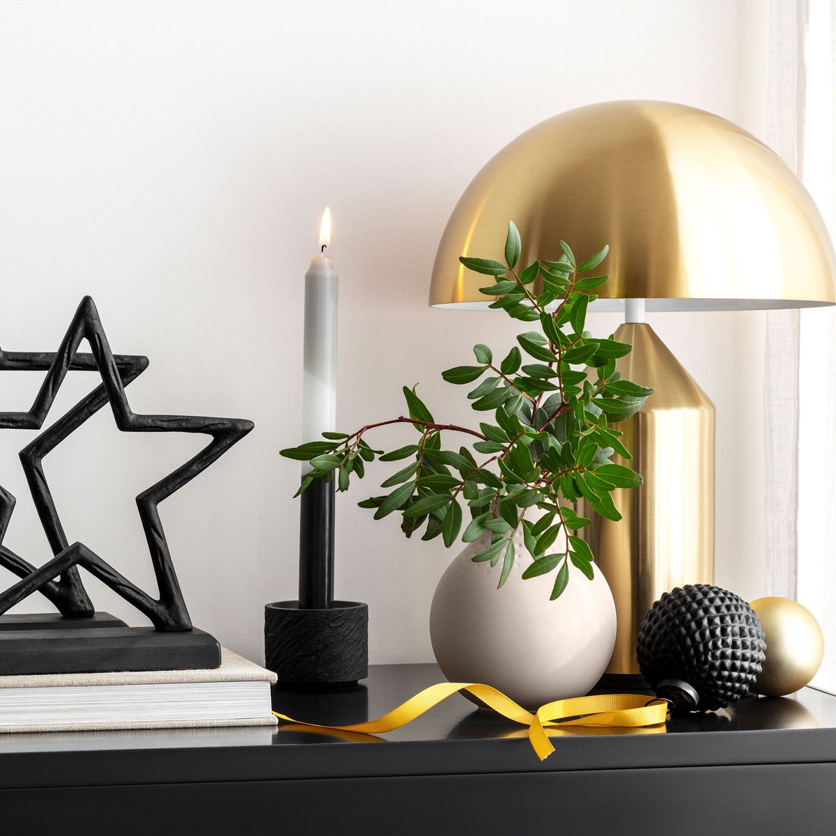 Boules De Noël En Verre, 3 Pcs BLACK XMAS noir, VILLEROY & BOCH
