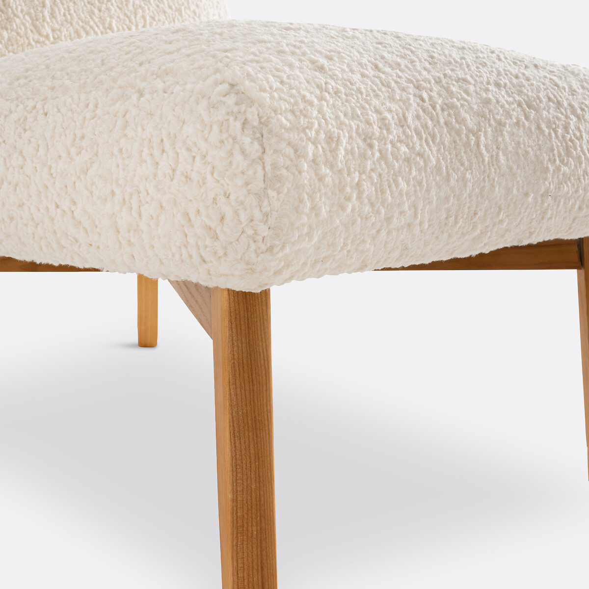 Fauteuil bouclette Jymari ecru, LA REDOUTE INTERIEURS