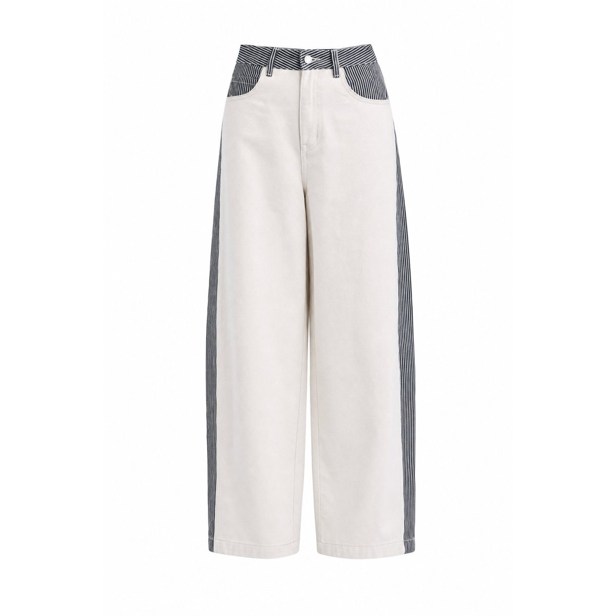 Jean Durdle en coton DURDLE beige, FRNCH
