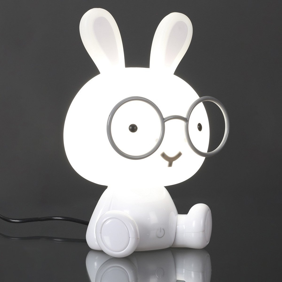 Veilleuse LED lapin blanc, DECORATIE