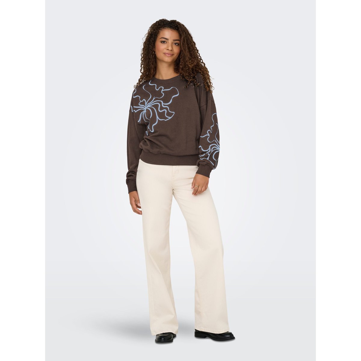 Sweat-Shirt marron - bracken 1, ONLY