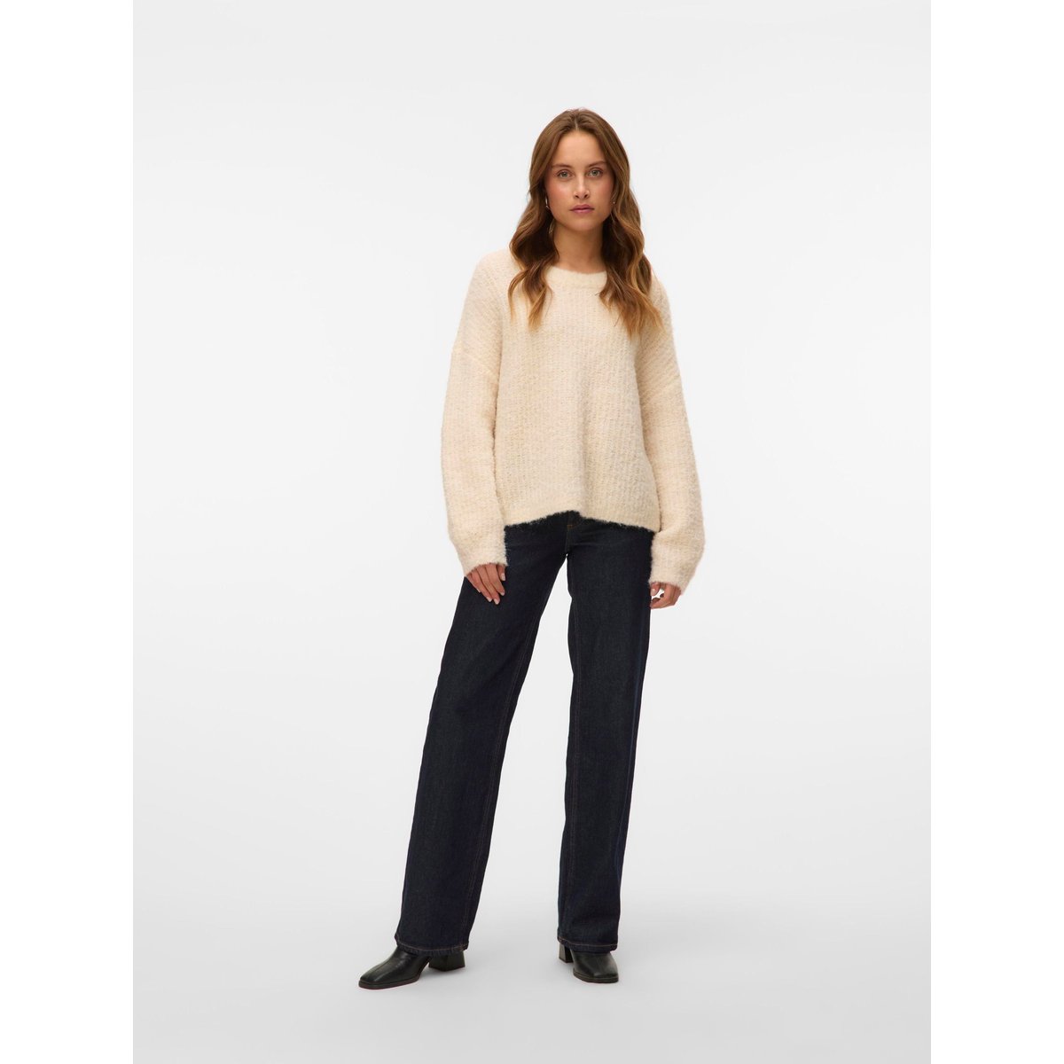 Pull En Maille birch, VERO MODA