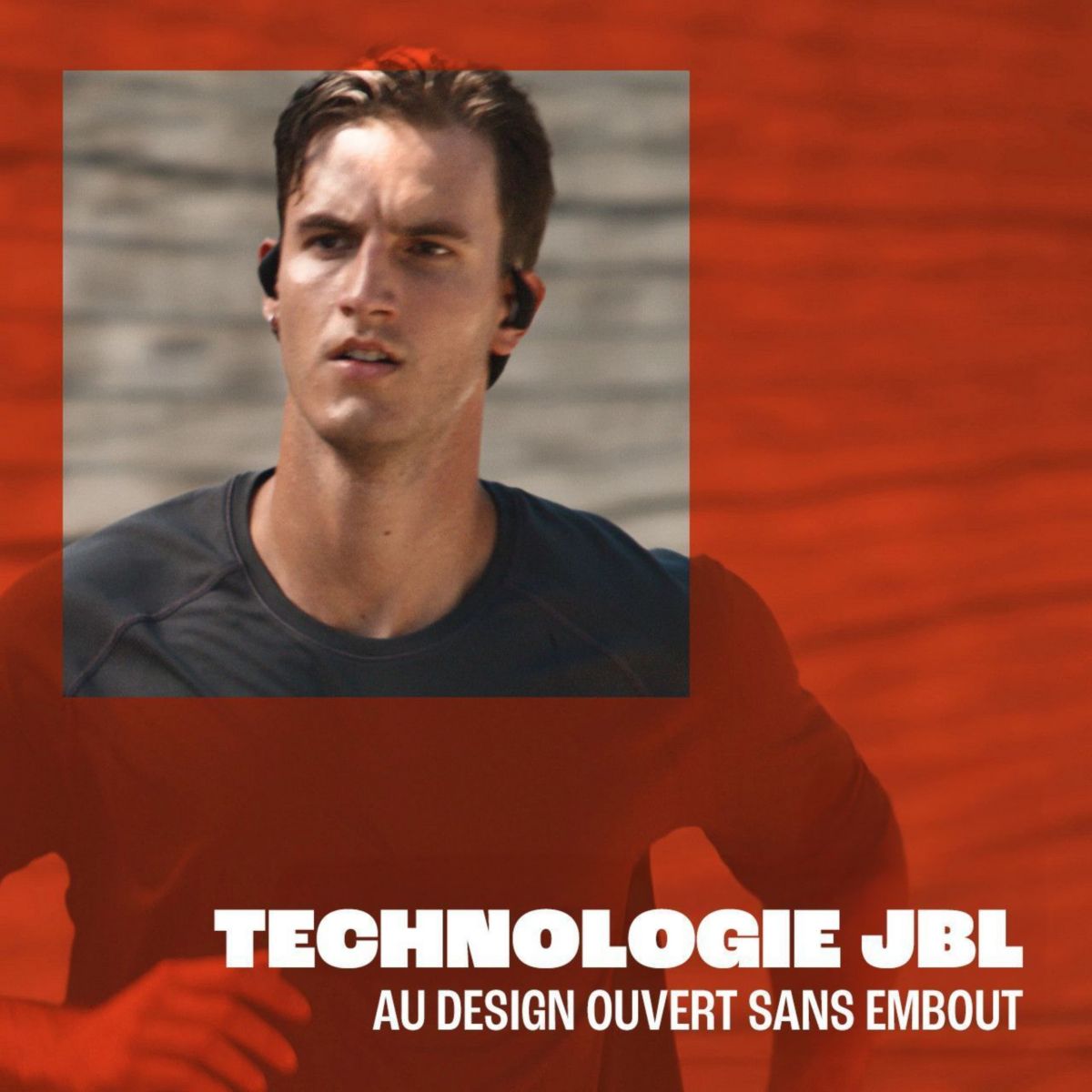 Ecouteurs sport Endurance Pace Noir couleur unique, JBL