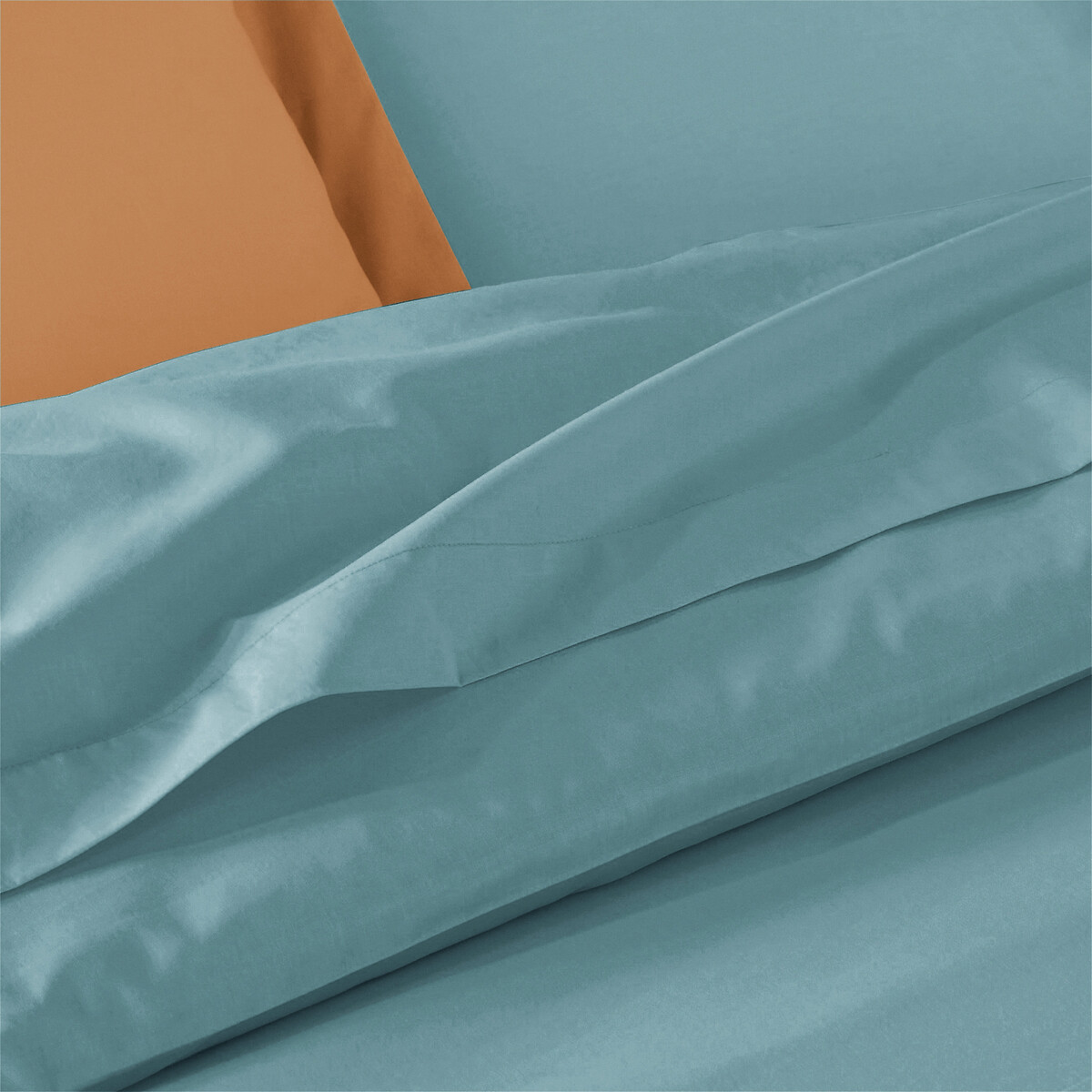 Taie unie en polycoton, Scenario bleu azur, LA REDOUTE INTERIEURS