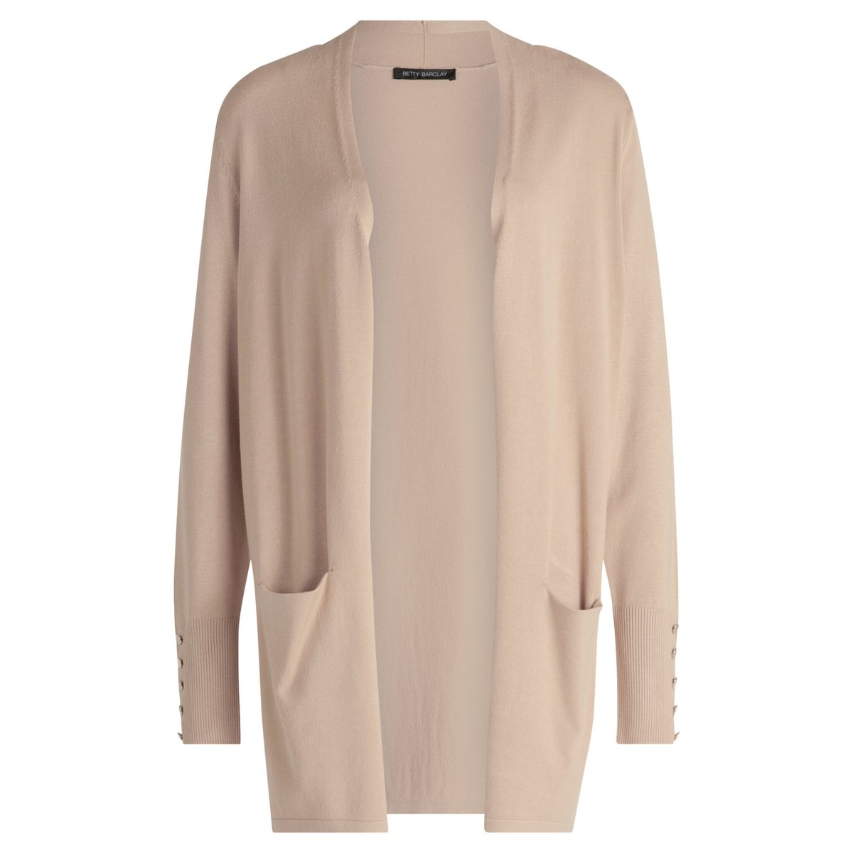 Cardigan en fine maille à poches beige, BETTY BARCLAY