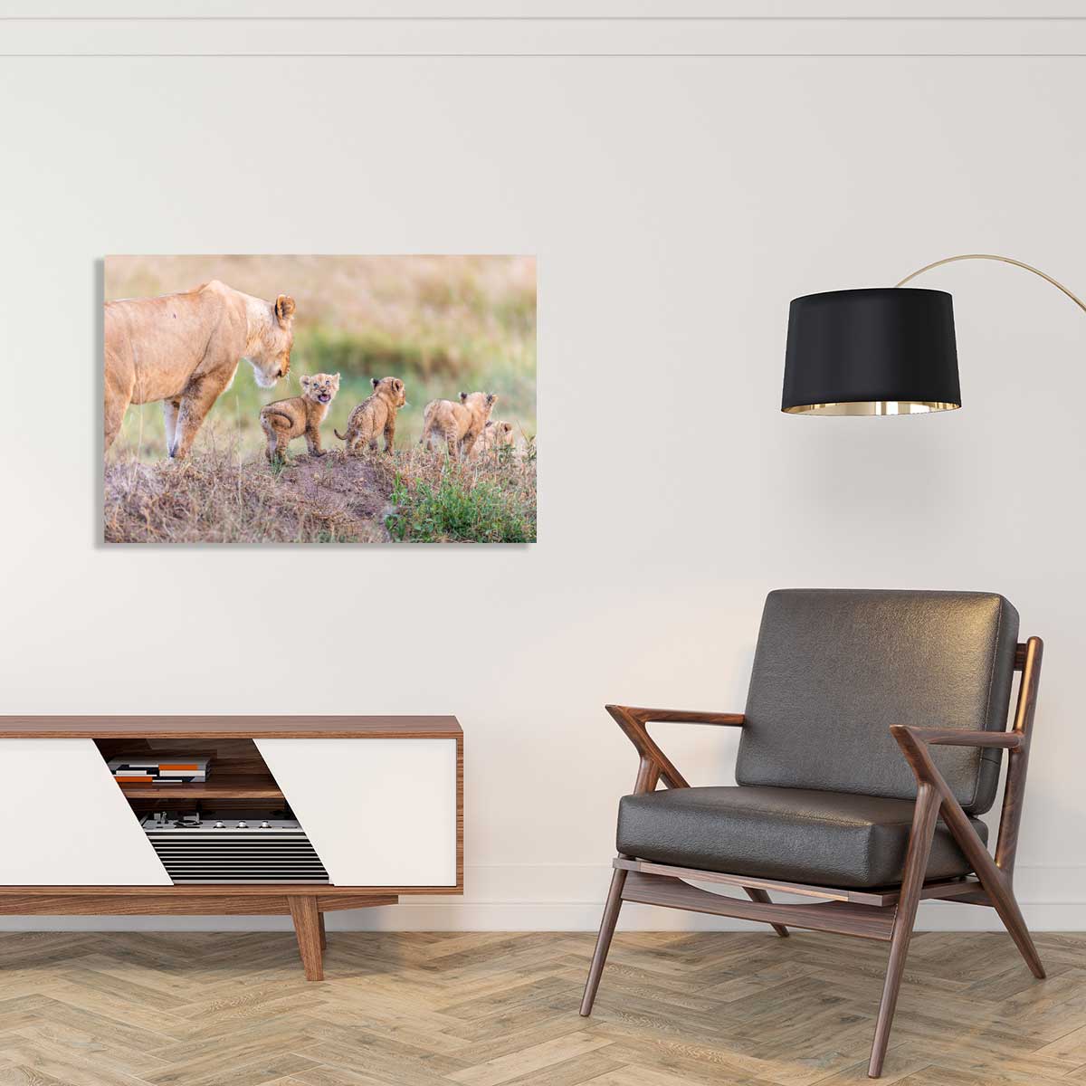 Tableau animaux let's go mom tableau alu dibond, HEXOA
