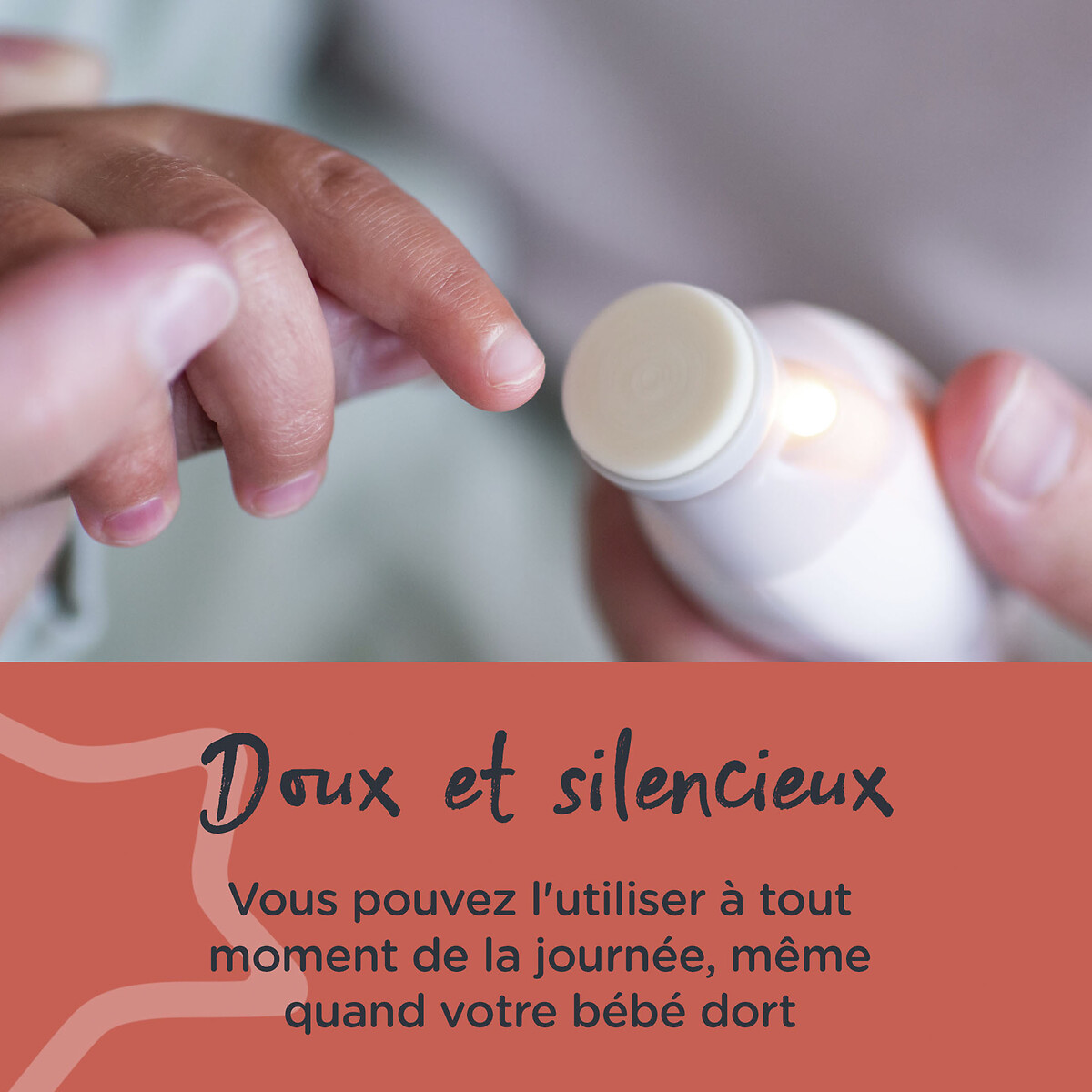 Lime à ongles électrique bébé blanc, TOMMEE TIPPEE