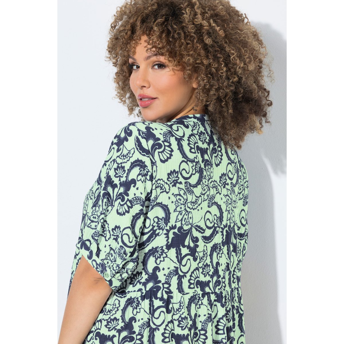 Robe en mousseline chaux légère, ULLA POPKEN