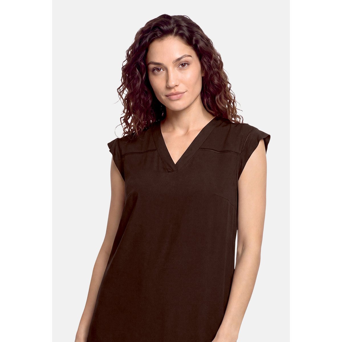 Robe casual à manches à ailettes molé, CARTOON