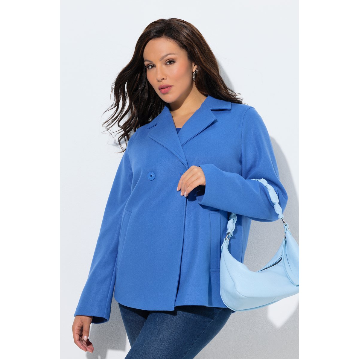 Caban en polaire bleuet, ULLA POPKEN