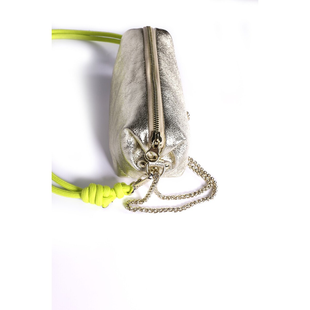 Sac pochette en cuir, NUAGE or, CRAIE STUDIO