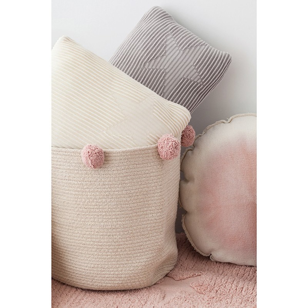 Panier avec pontons BUBBLY beige, LORENA CANALS