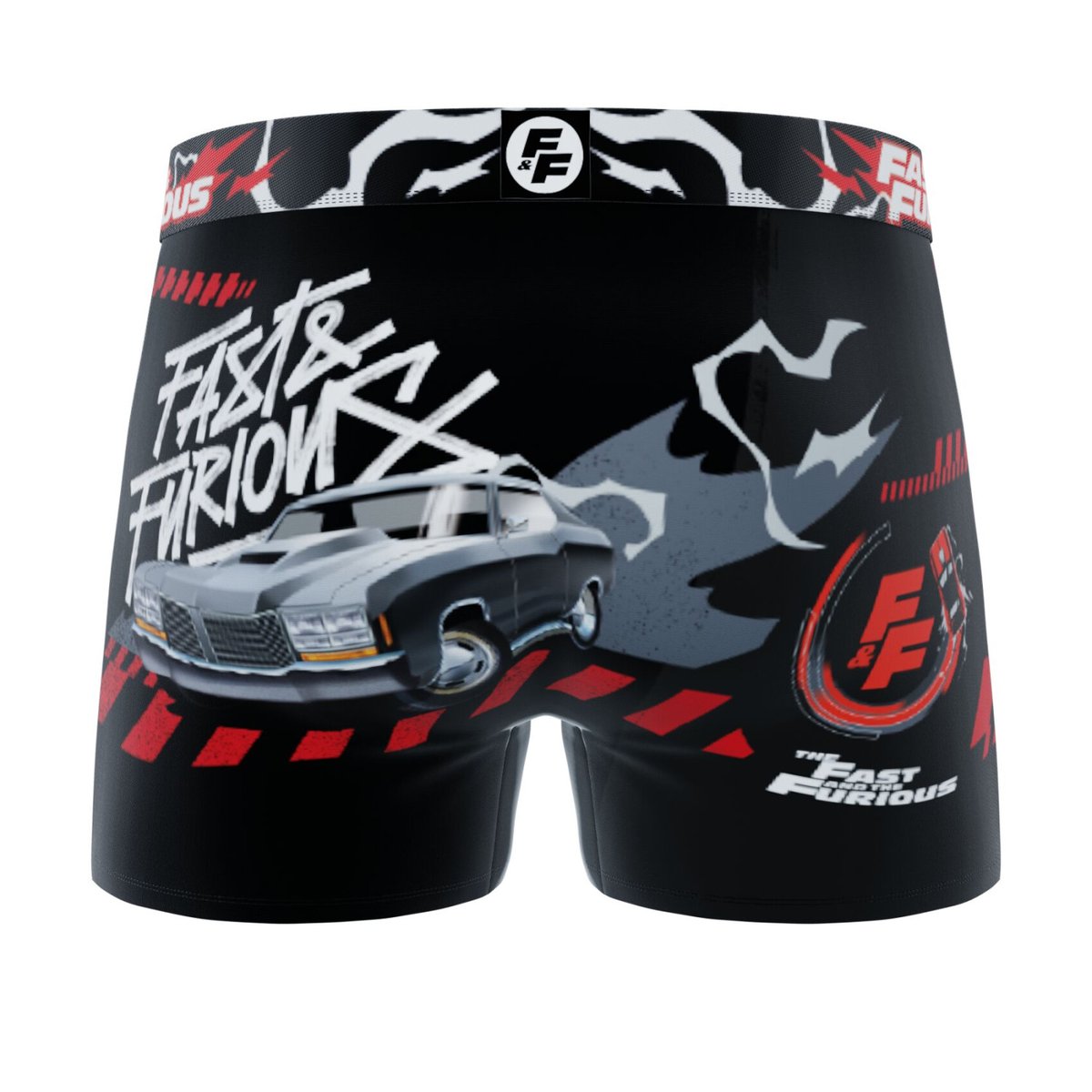 Lot De 3 Boxers Fast And Furious bleu/gris/rouge/jaune/noir, FREEGUN