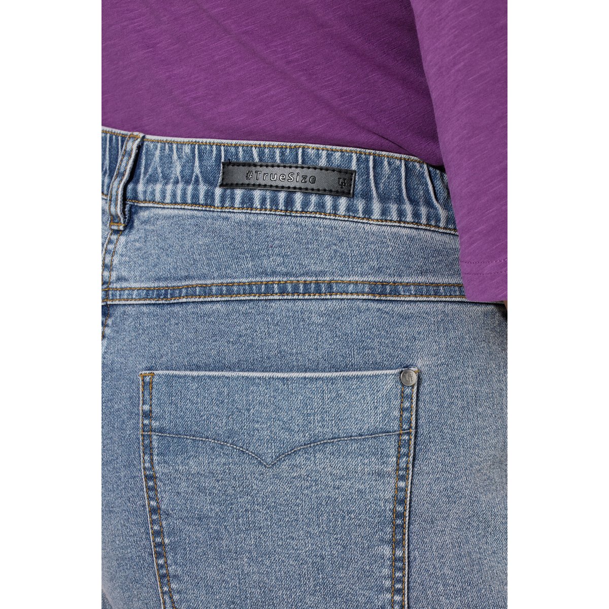 Jean Mary, jambe droite et extra-large bleu jean, ULLA POPKEN