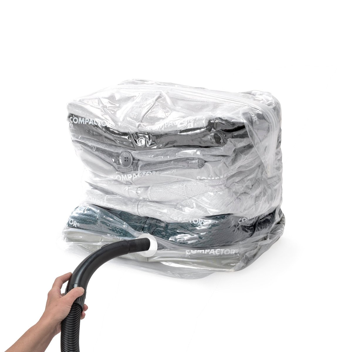Sac de rangement sous vide Compact Express transparent, COMPACTOR