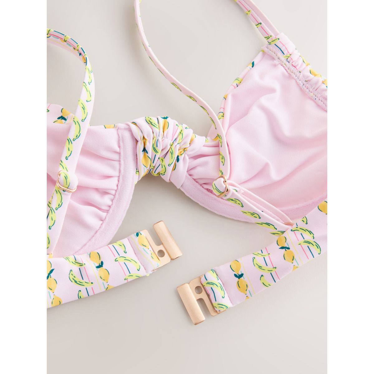 Haut de bikini rose/jaune, NEXT