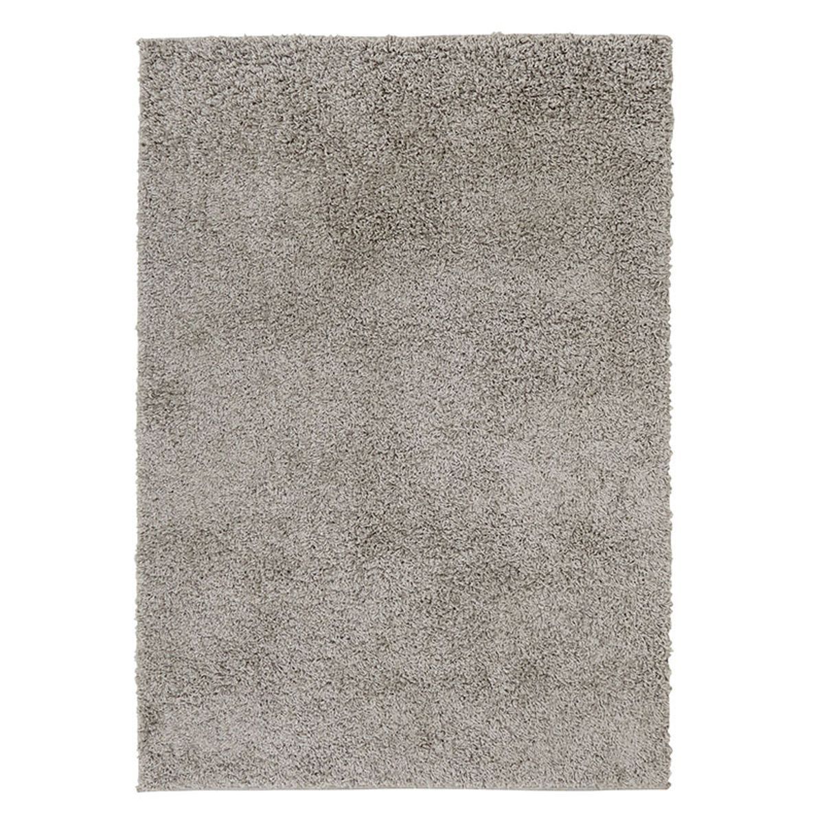 Tapis à poils longs toucher laineux DOMINO gris, THE DECO FACTORY