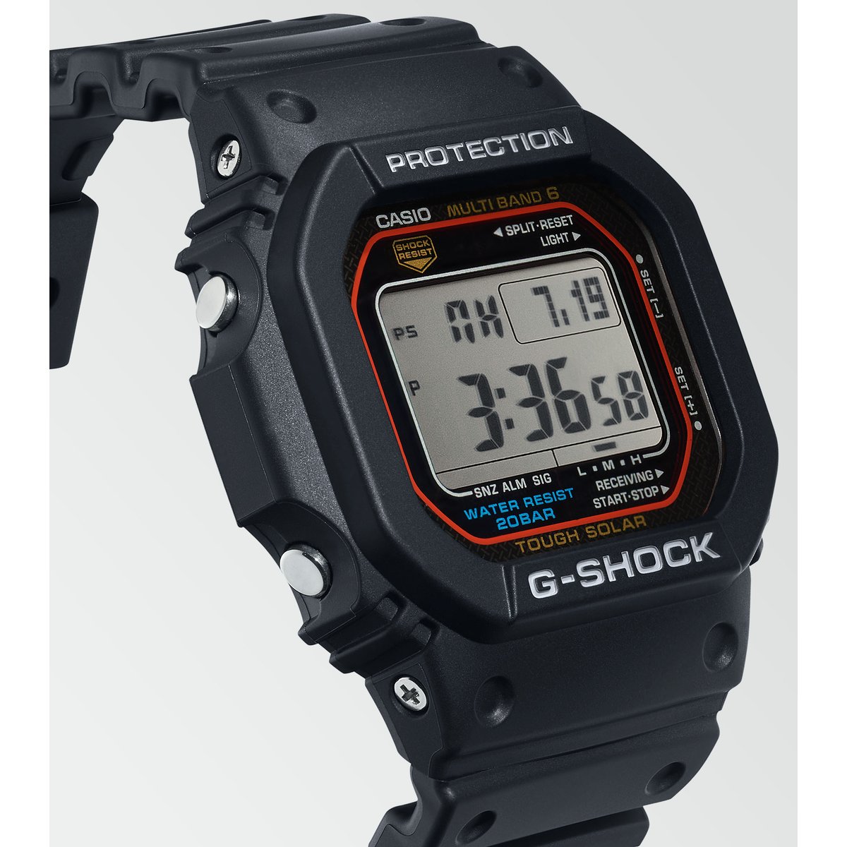 Montre Digital CASIO G-SHOCK noir gris noir, G-SHOCK