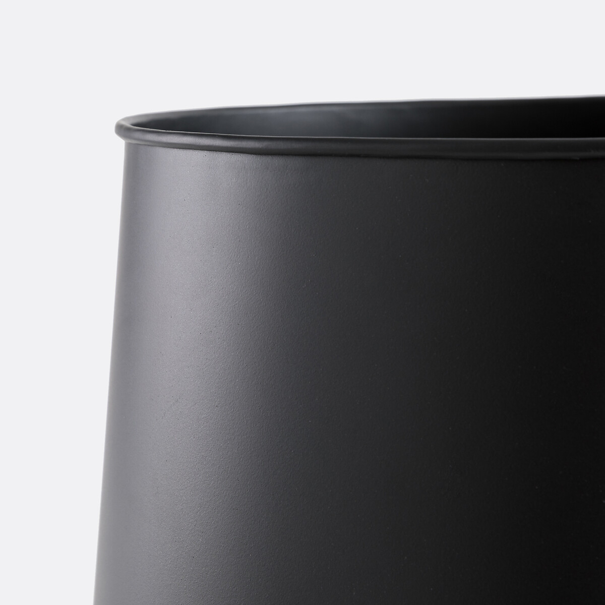 Macetero de metal Ø30 cm, Anaïa negro, LA REDOUTE INTERIEURS