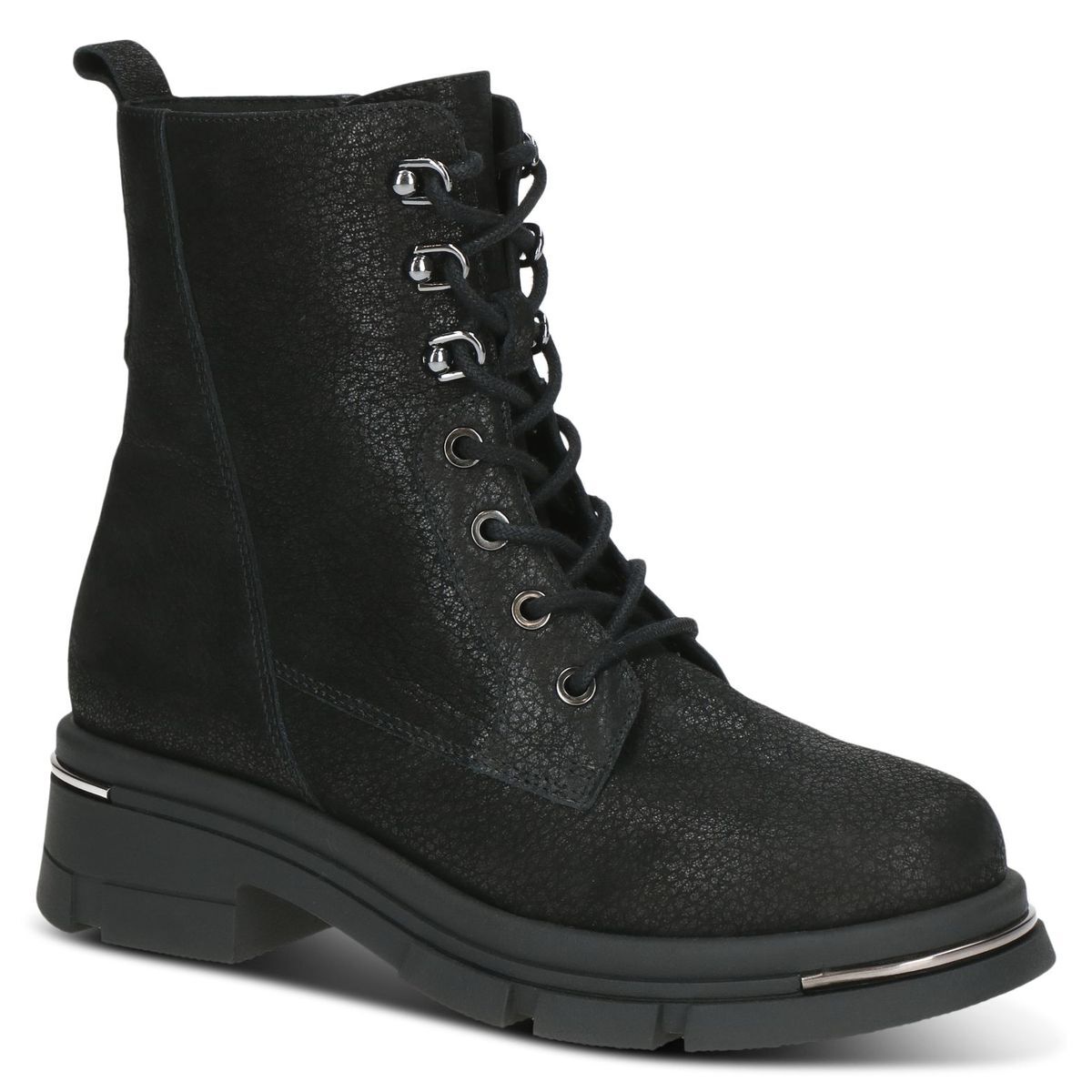 Bottine en cuir noir nubuck, CAPRICE